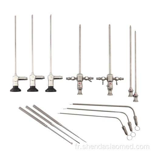 Instruments d'arthroscopie à endoscope rigide optique médical